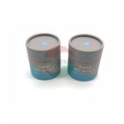 Luxury Paper Composite Cans With Plastic Lids / Paper Tubes For Cosmetics