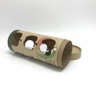 Special Design Paper Tube Packaging With Window / Cardboard Paper Packaging