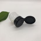 70ml Transparent Empty Mini Spice Jars With Hole In Cover , Plastic Food Bottles