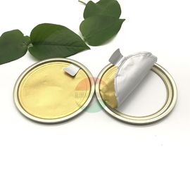 307# 83mm Food Grade Tin Can Easy Open Lid / Tuna Fish Round Metal Cap